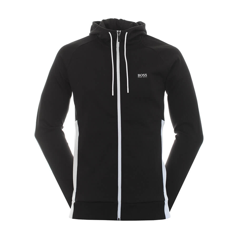 ג'קט קפוצ'ון הוגו בוס Logo Print גברים