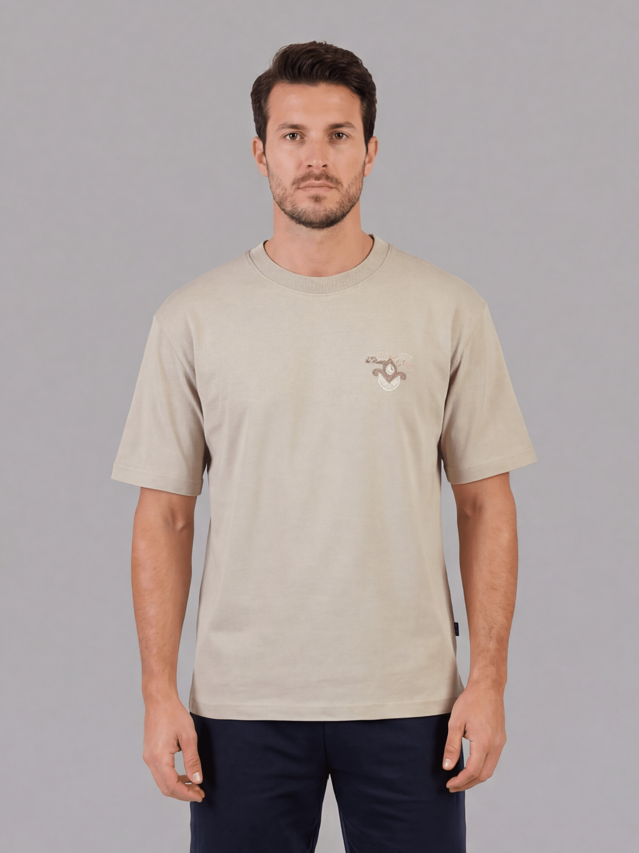 חולצת טישירט קצרה אליקסיר Back Embroidery גברים