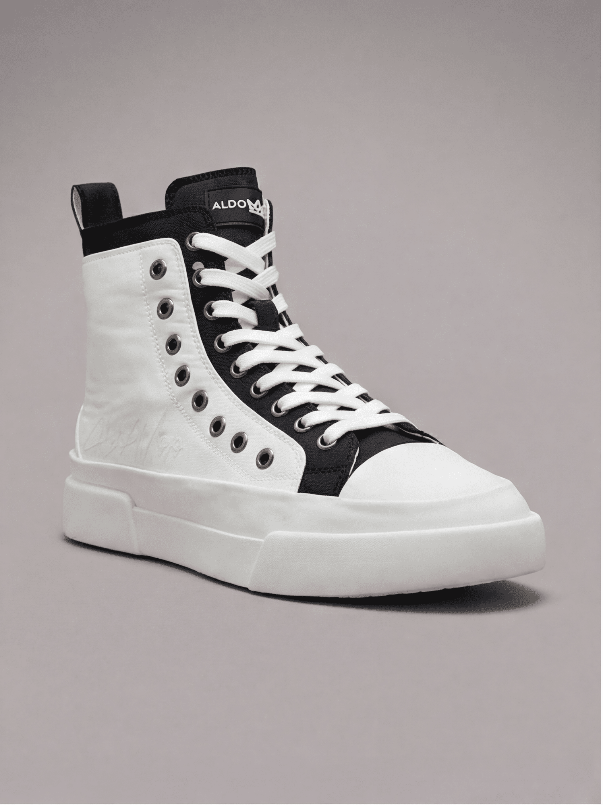 נעלי אלדו מורו גבוהות לוגו חתימה גברים