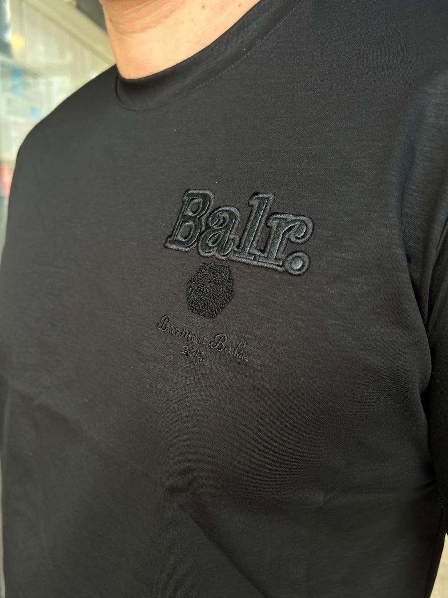 חולצת טישרט באלר קצרה Embossed Logo גברים