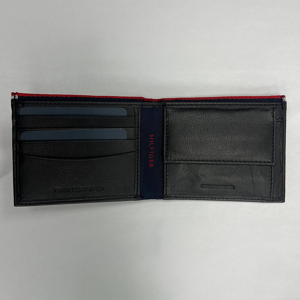 ארנק טומי הילפיגר לגבר עם תא למטבעות