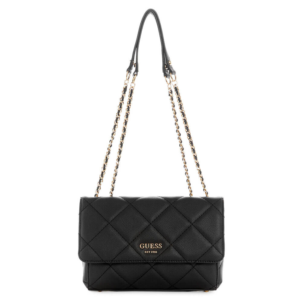 תיק צד Guess לוגו קטן מוזהב נשים