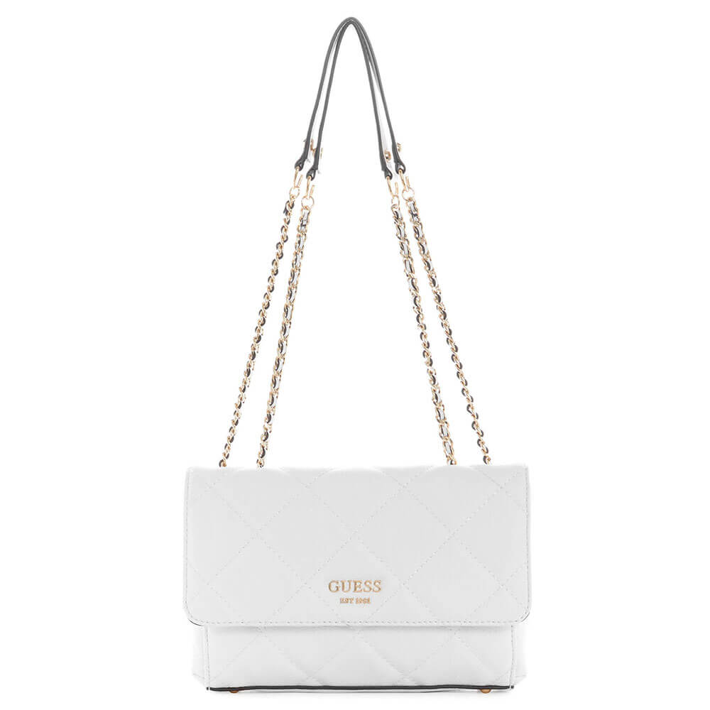 תיק צד Guess לוגו קטן מוזהב נשים