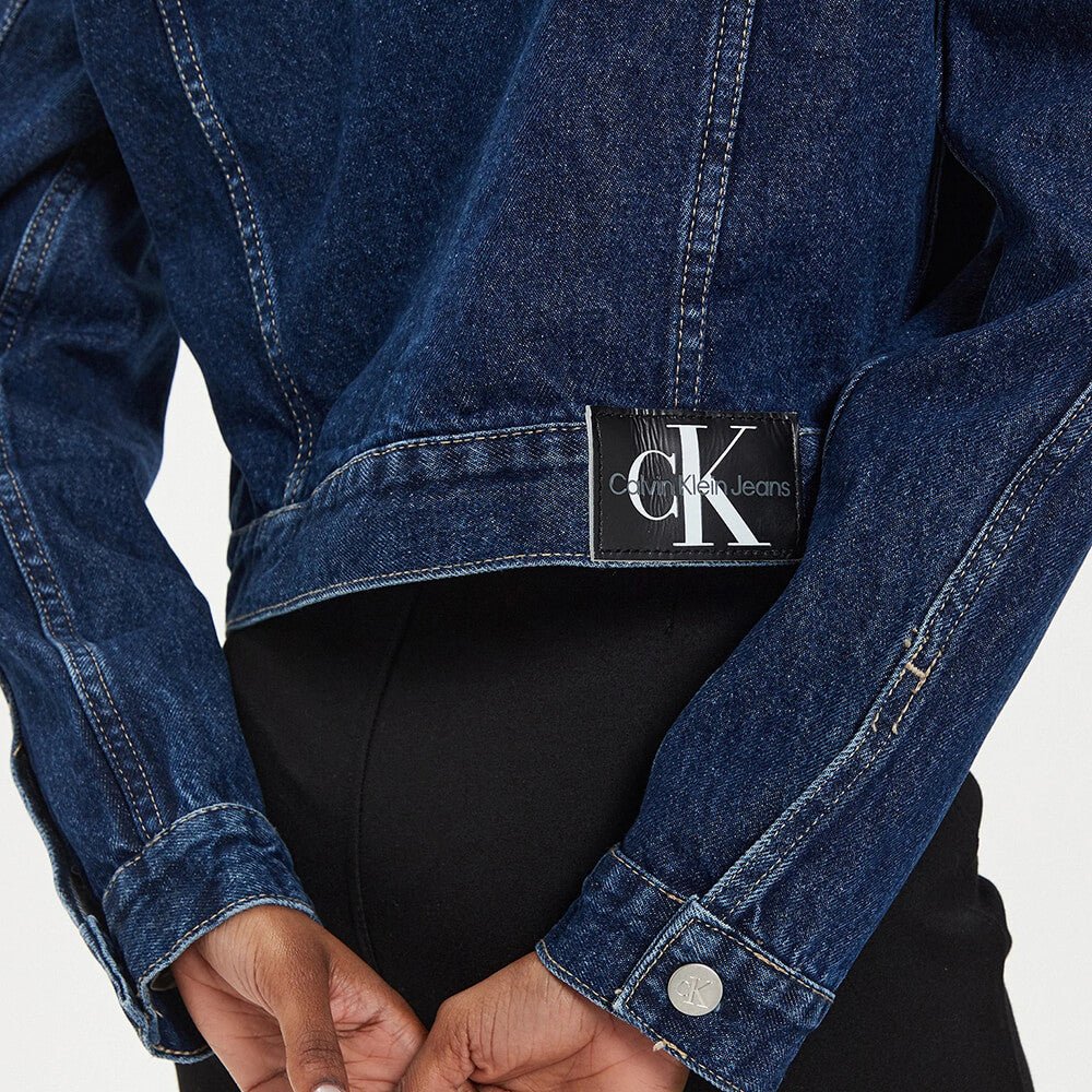 ג'קט ג'ינס קלווין קליין Cropped 90S Denim נשים
