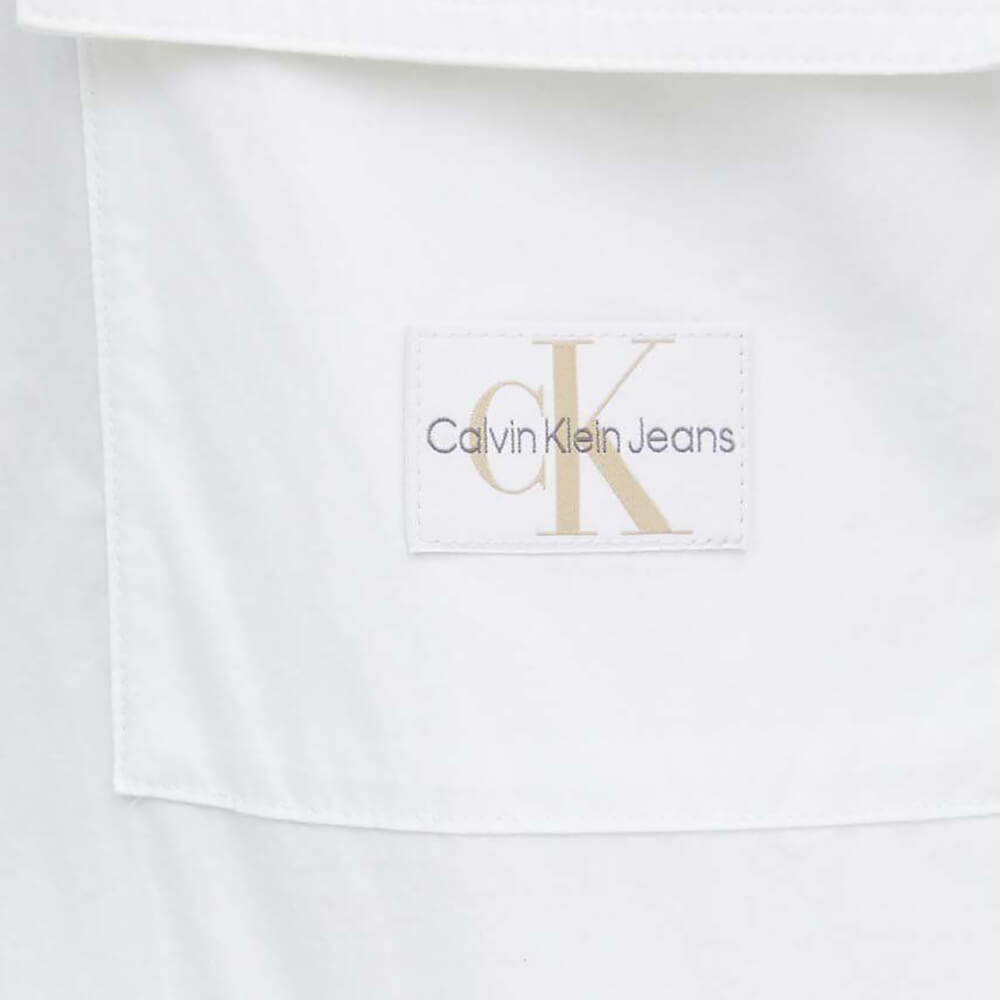 חולצה מכופתרת קלווין קליין  Long Cotton Utility נשים