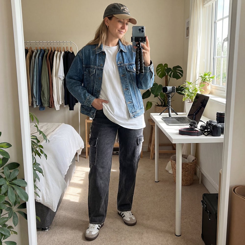 ג'ינס קלווין קליין 90S Straight Cargo Pockets נשים