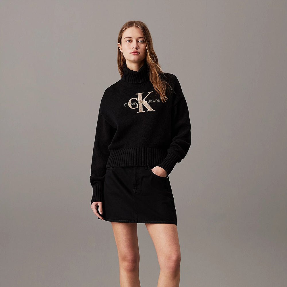 סריג קלווין קליין Chenille Monologo נשים