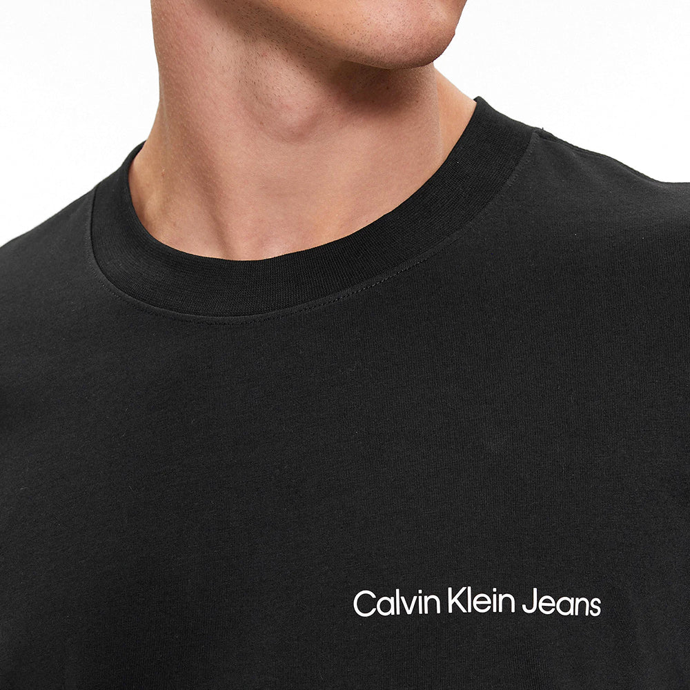 חולצת טישרט קלווין קליין קצרה Institutional Tee גברים