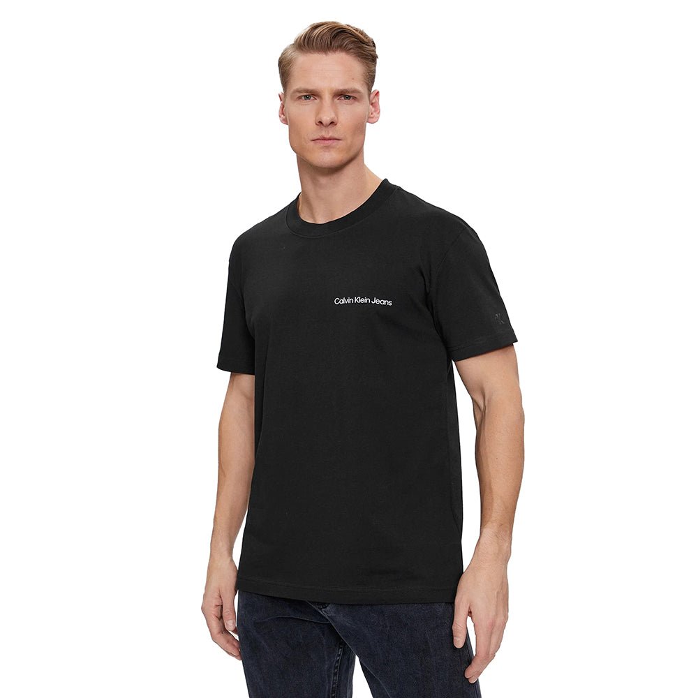 חולצת טישרט קלווין קליין קצרה Institutional Tee גברים