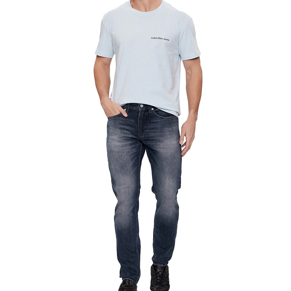 חולצת טישרט קלווין קליין קצרה Institutional Tee גברים