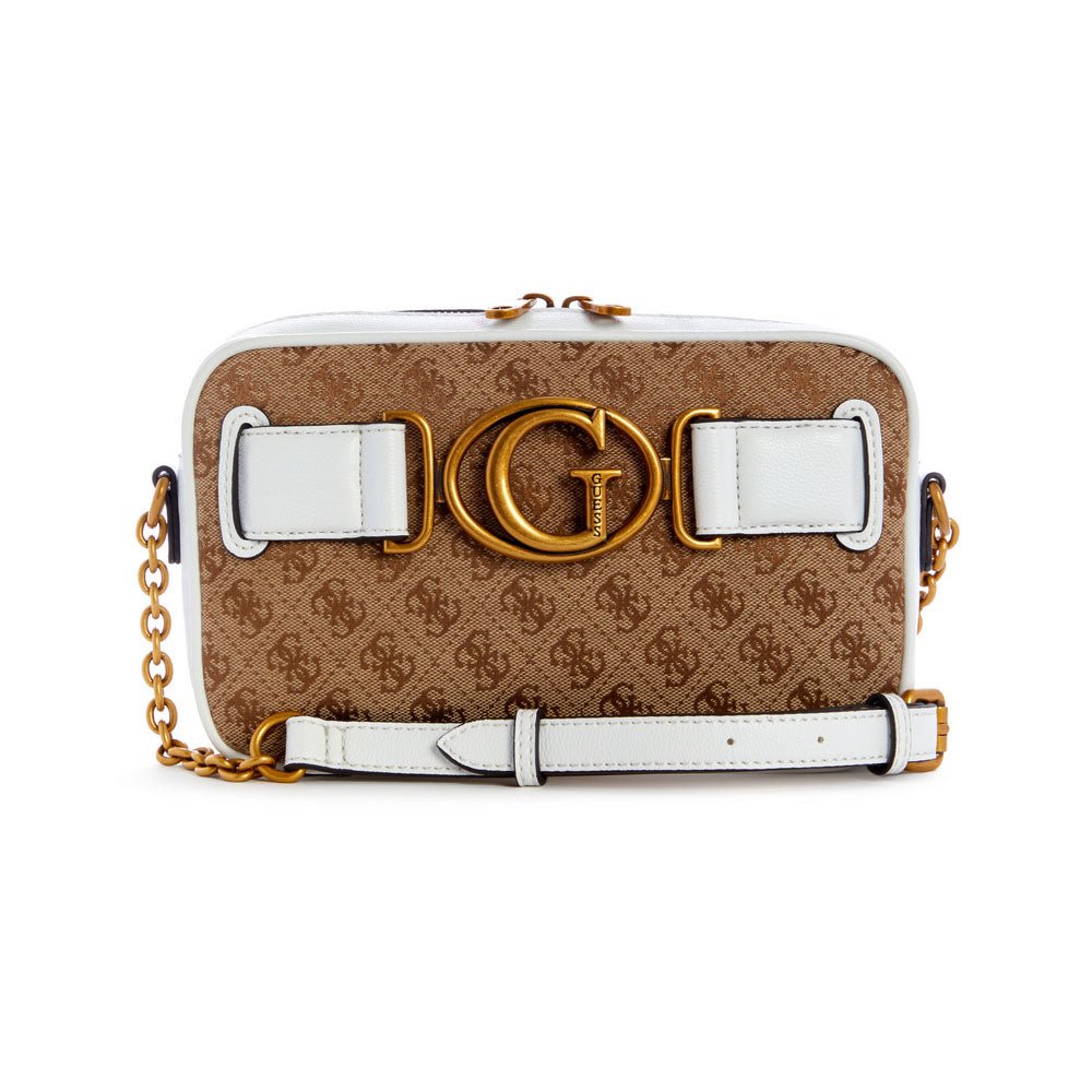תיק צד Guess עם אבזם לוגו מוזהב נשים - gus-JB841414-LHT-OS