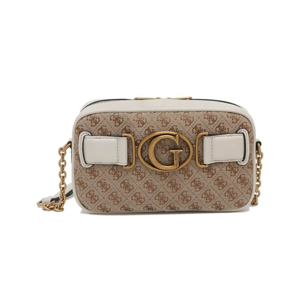 תיק צד Guess עם אבזם לוגו מוזהב נשים - gus-JB841414-LTS-OS