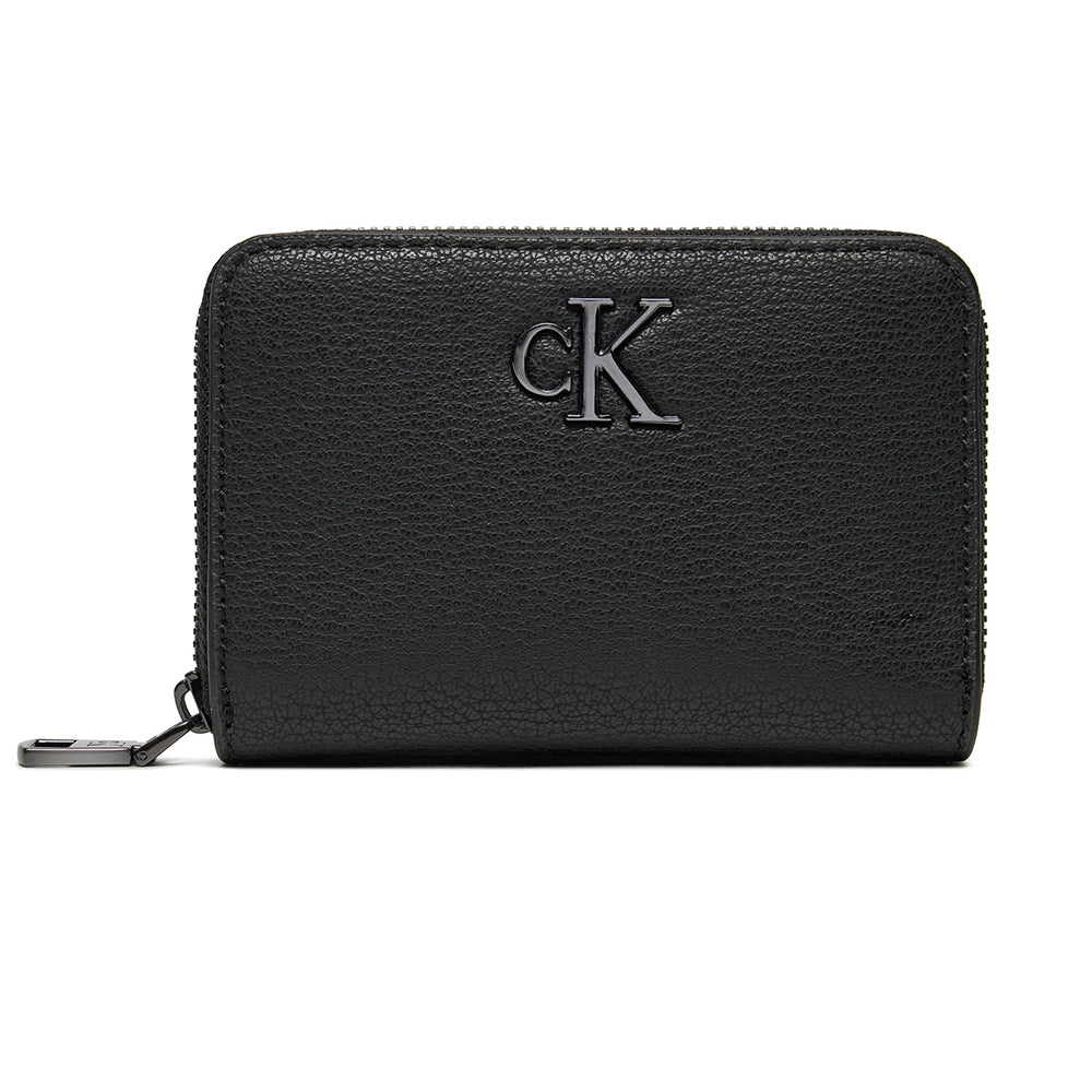 ארנק קלווין קליין Minimal Monogram Med Zip Around נשים