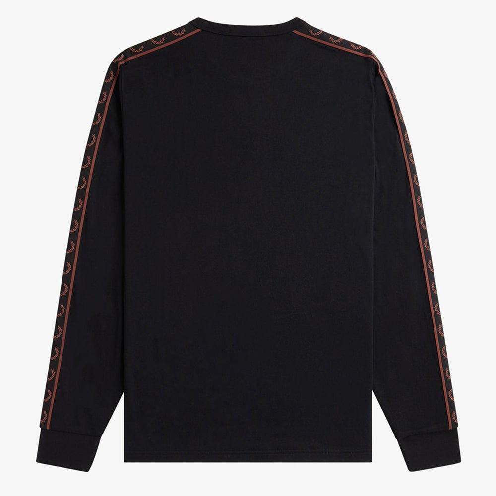 חולצת טישרט ארוכה פרד פרי Stip Sleeve גברים