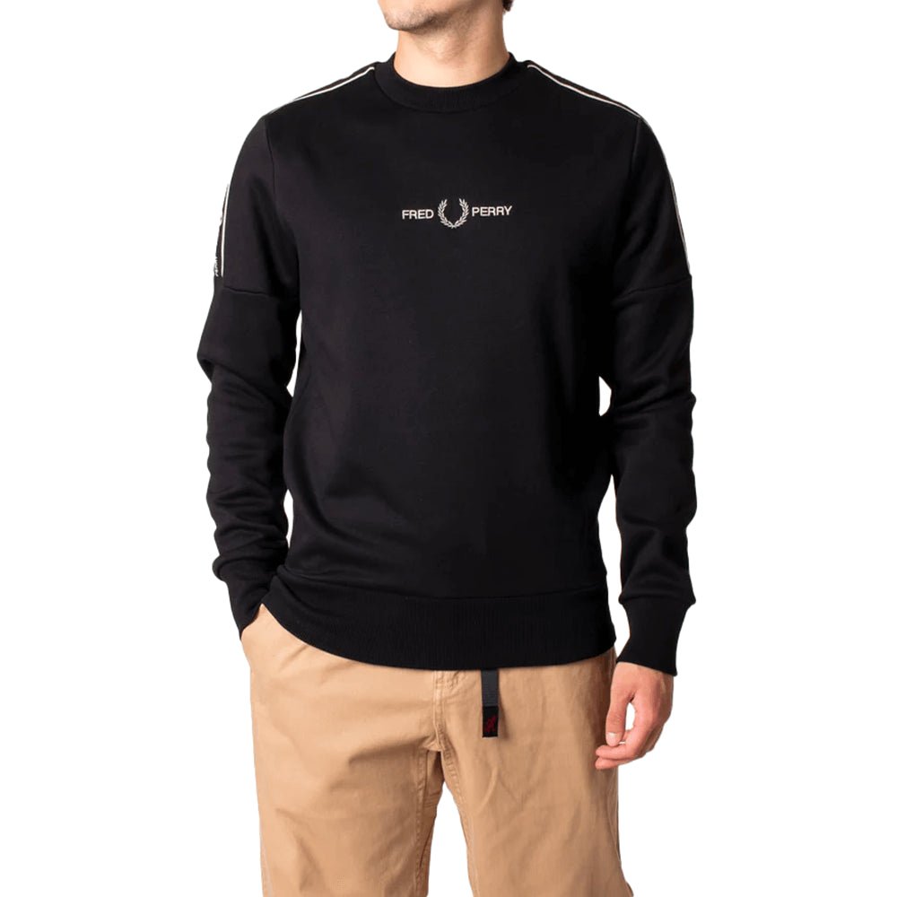 סווטשירט פרד פרי Track Tape Sleeve גברים