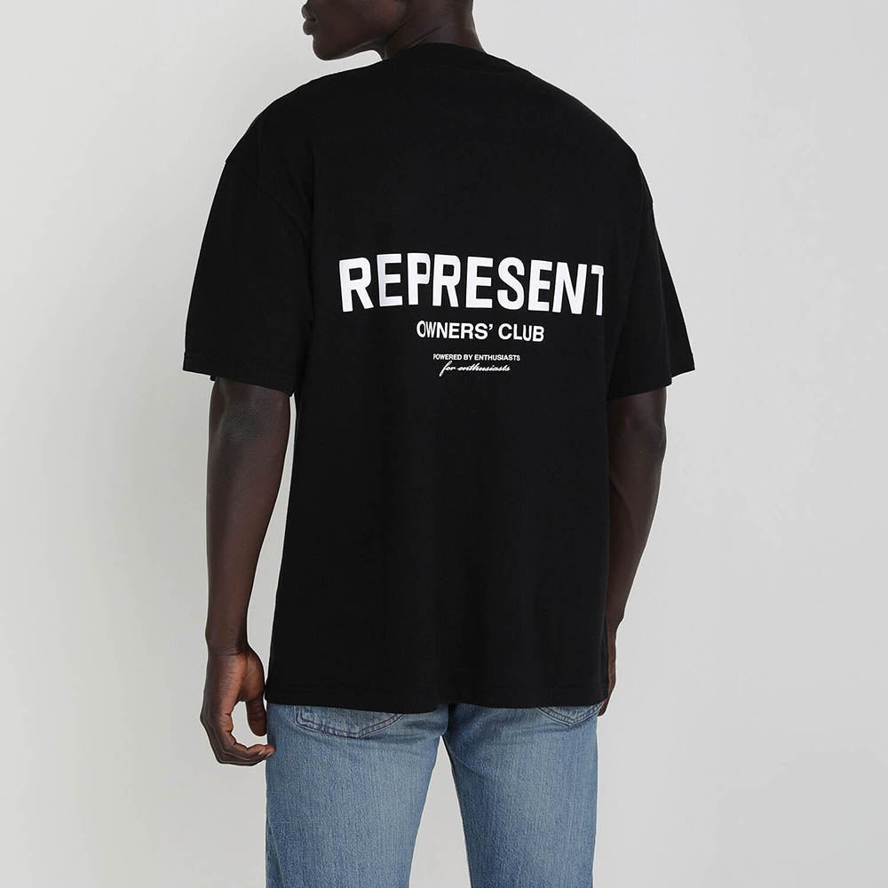 חולצת טישרט קצרה Represent Classic Logo גברים