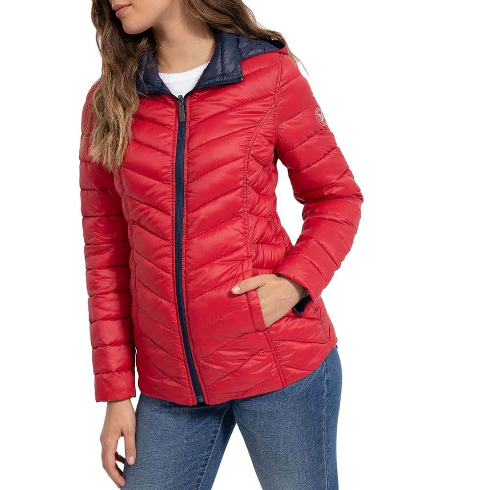 מעיל נאוטיקה דו צדדי קל נשים