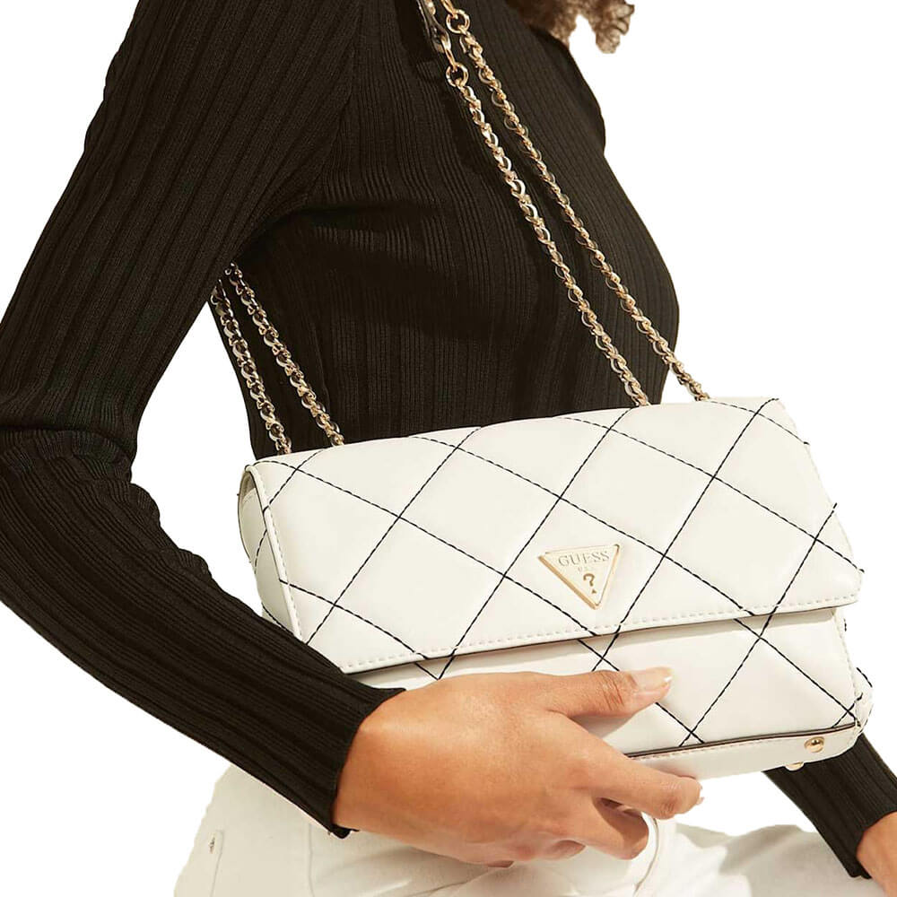 תיק צד Guess נשים Cessily Convertible Xbody Flap