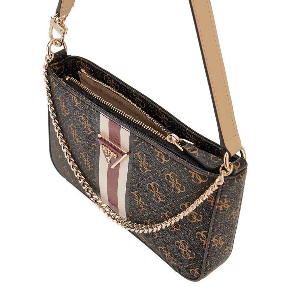 תיק Guess Noelle Mini Top Zip Shoulder נשים