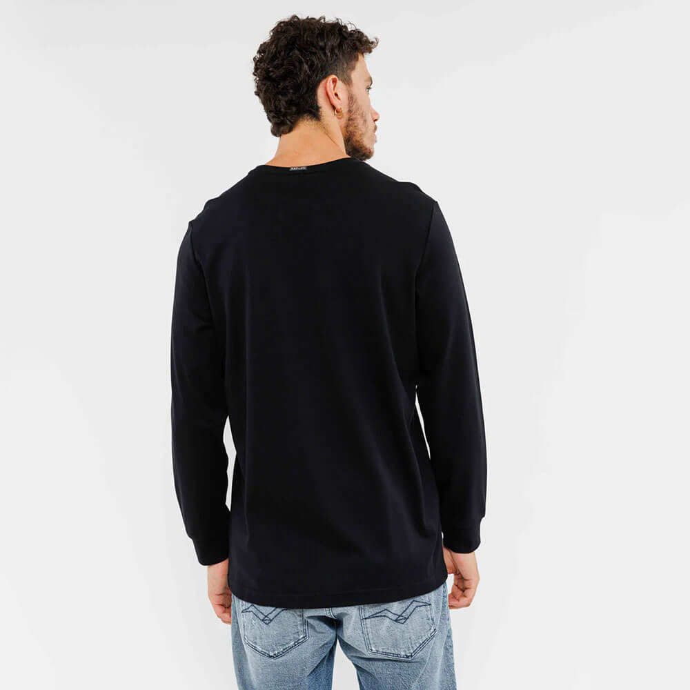 חולצת טישרט ריפליי ארוכה R Patch גברים