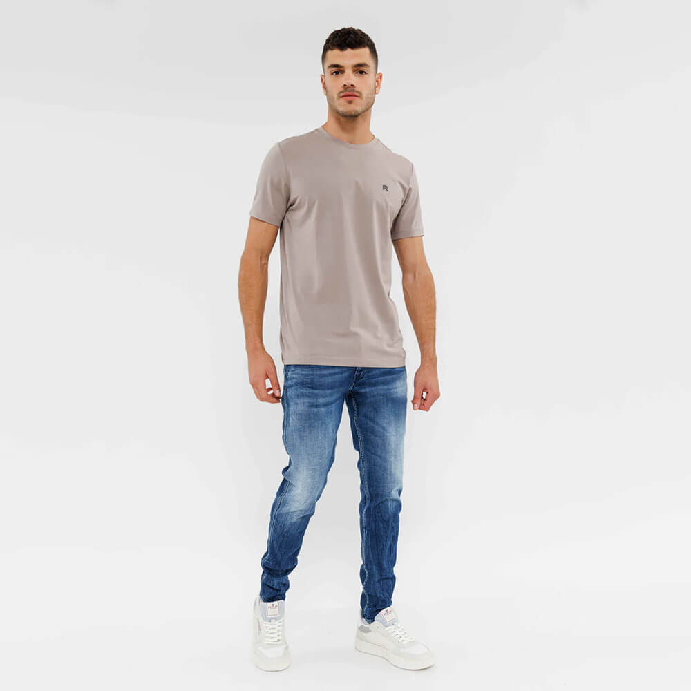 חולצת טישרט ריפליי קצרה  Small Logo גברים