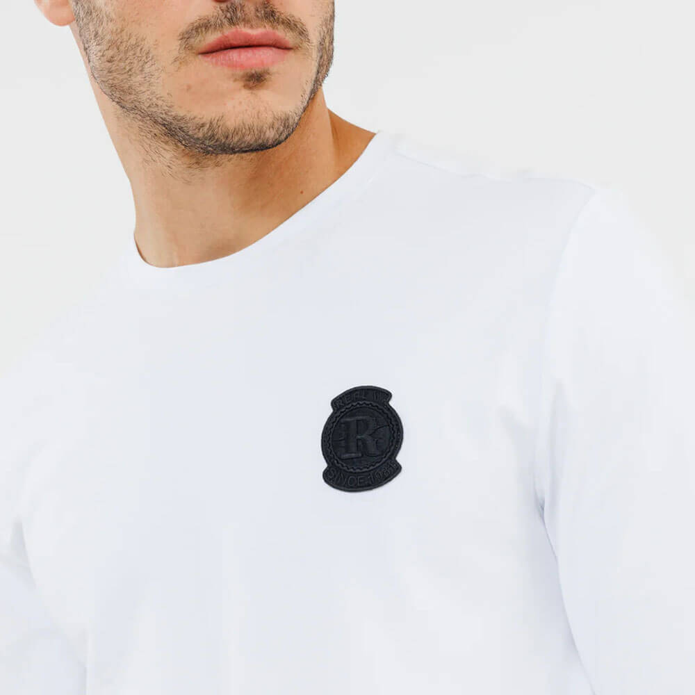 חולצת טישרט ריפליי ארוכה R Logo Patch גברים