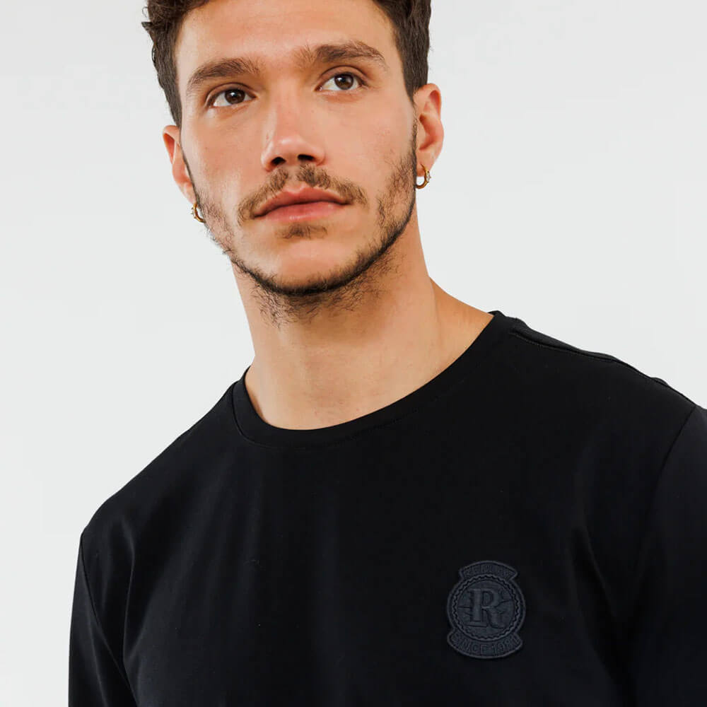 חולצת טישרט ריפליי ארוכה R Logo Patch גברים