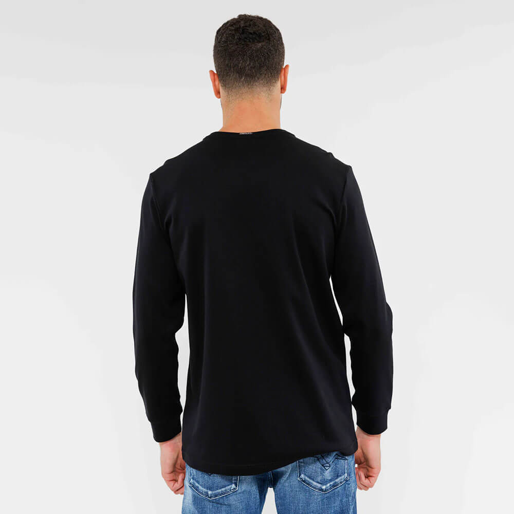 חולצת טישרט ריפליי ארוכה Rr Logo גברים