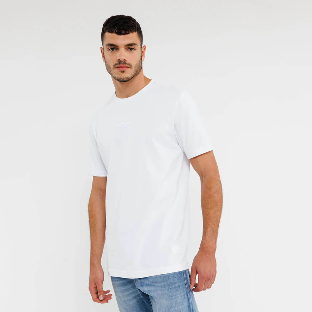 חולצת טישרט ריפליי קצרה  Center Logo גברים