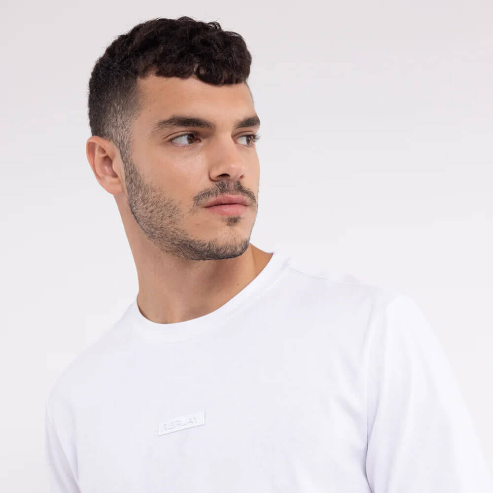 חולצת טישרט ריפליי קצרה  Center Logo גברים