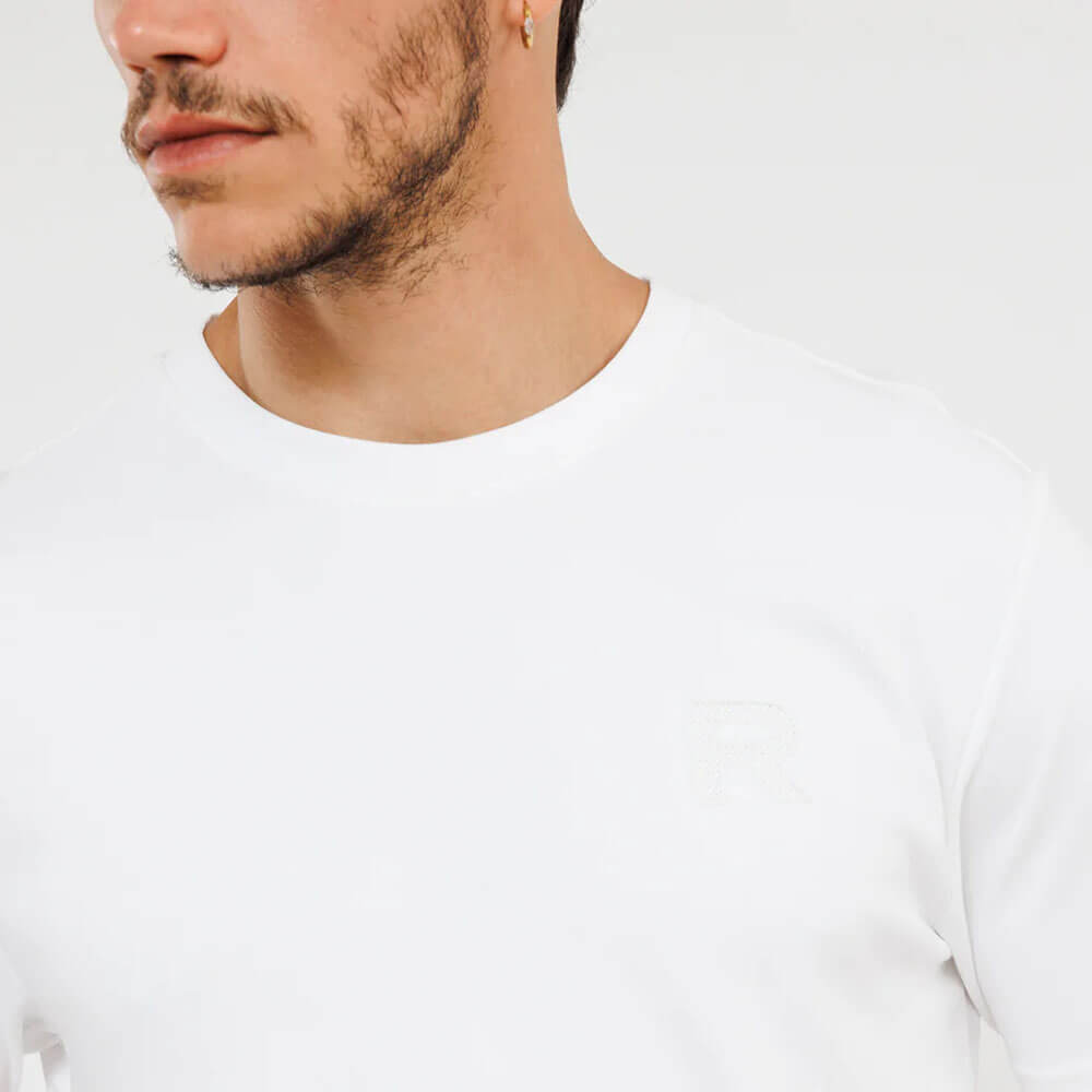 חולצת טישרט ריפליי קצרה  R Patch Logo גברים