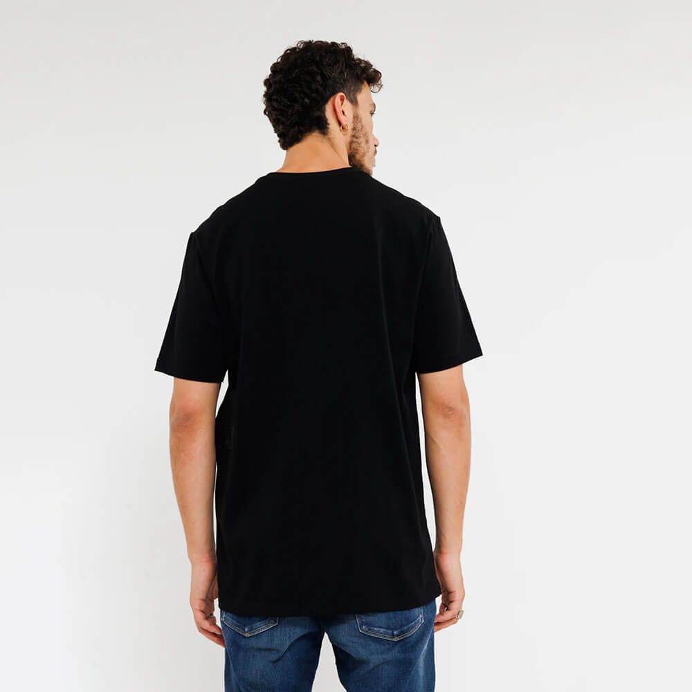 חולצת טישרט ריפליי קצרה  Logo Side גברים