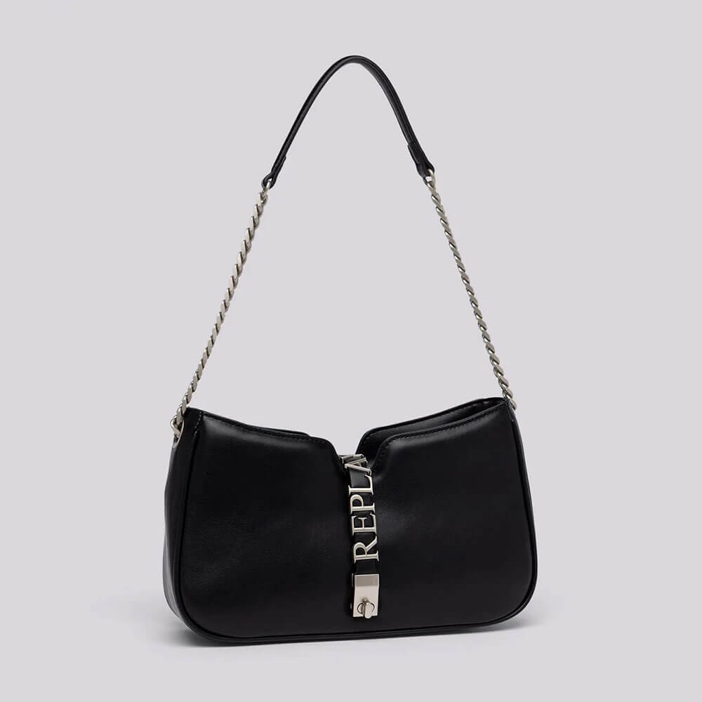 תיק ריפליי Shoulder Bag With Lettering נשים