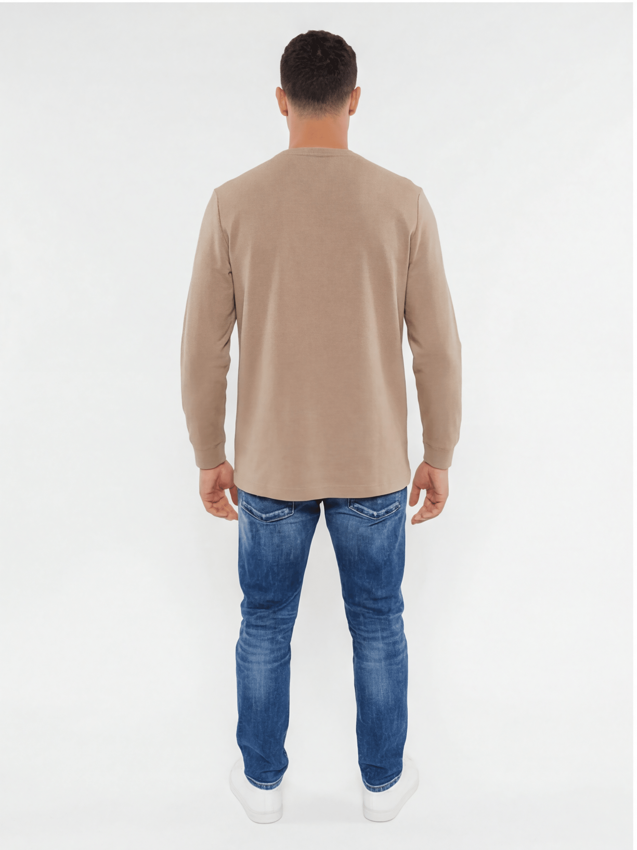 חולצת טישרט ריפליי ארוכה Rr Logo גברים