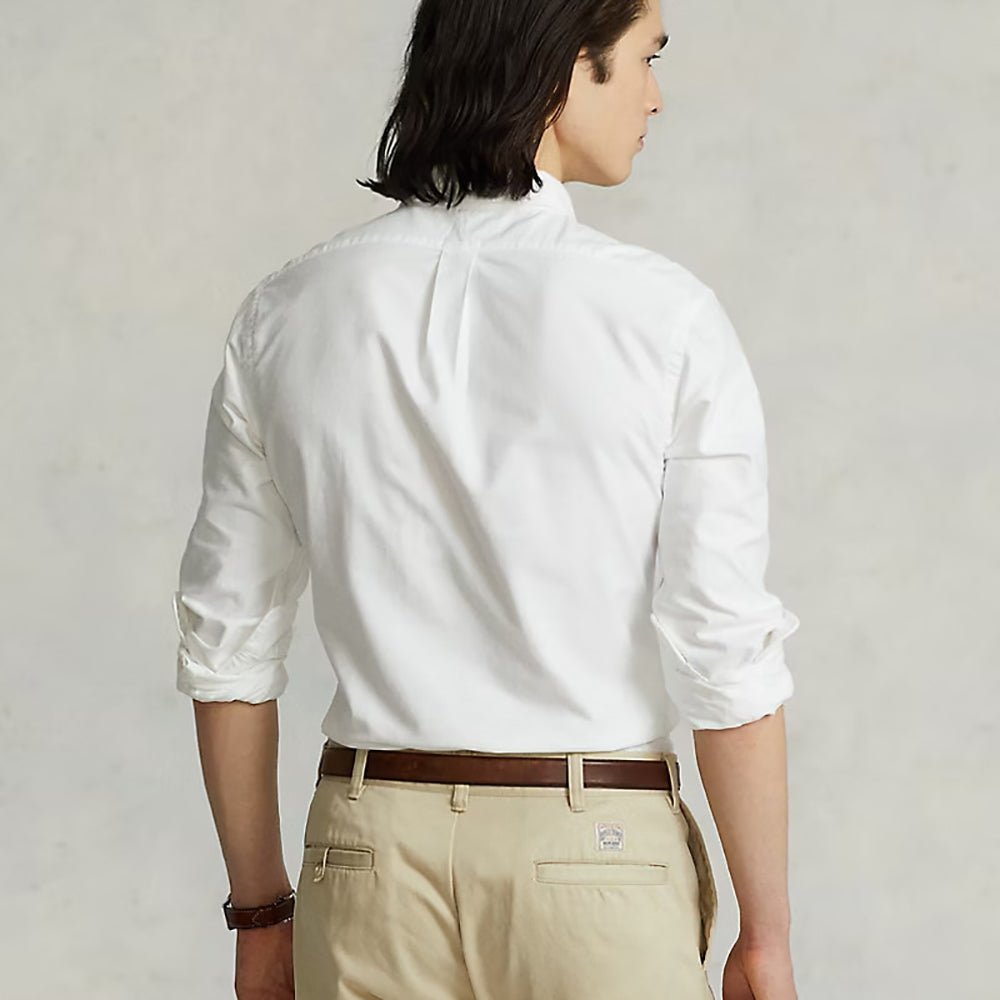 חולצה מכופתרת פולו ראלף לורן עם לוגו המותג גברים