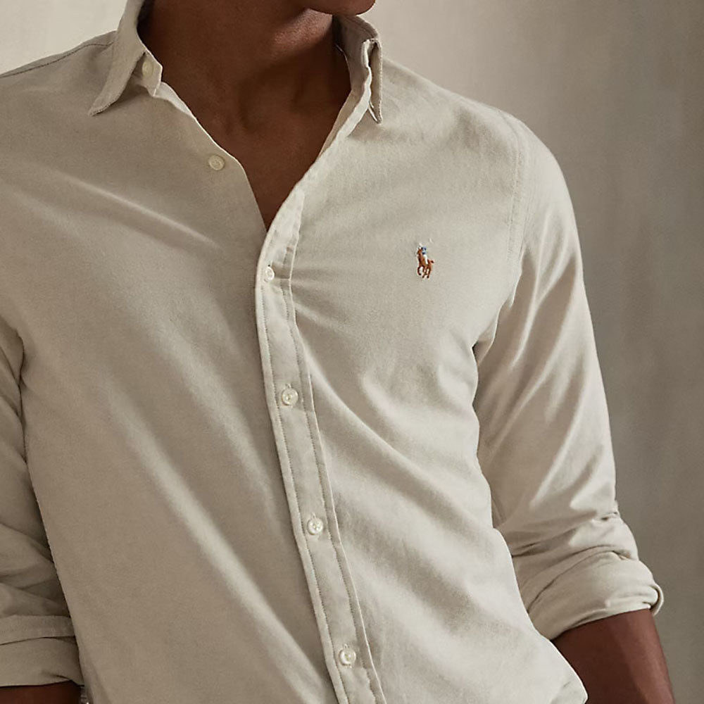 חולצה מכופתרת פולו ראלף לורן Slim Fit Oxford גברים