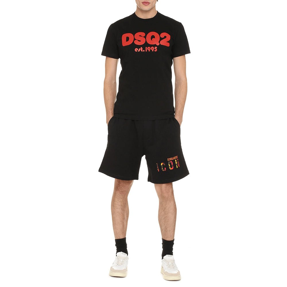 חולצת טישירט דיסקוורד קצרה Front Logo גברים