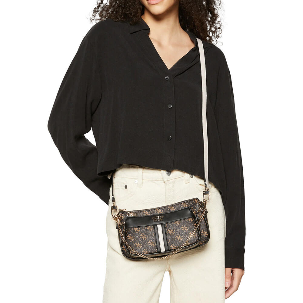 תיק צד Guess נשים Kasinta Double Zip Pouch