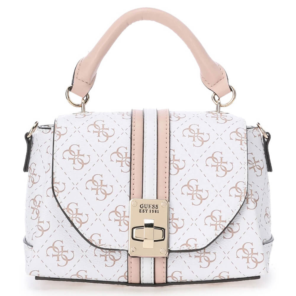 תיק נשיאה Guess נשים Kasinta Mini Top Handle Flap - gus-SG840577-WML-