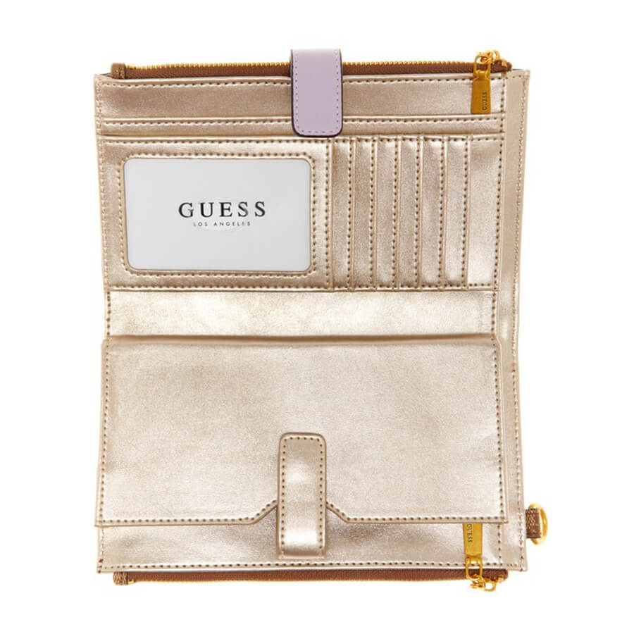 ארנק Guess Noreen Slg Dbl Zip Organizer נשים