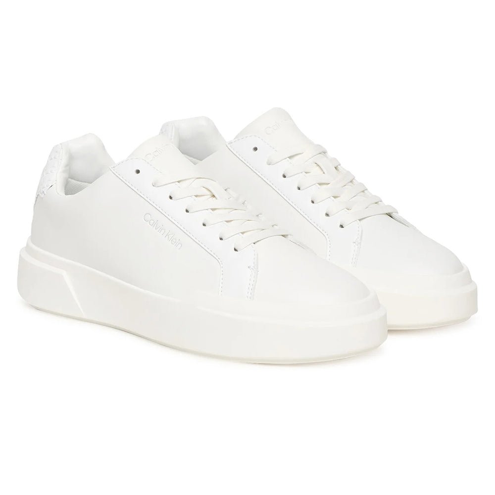 נעלי קלווין קליין Smooth Leather Logo Trainers נשים