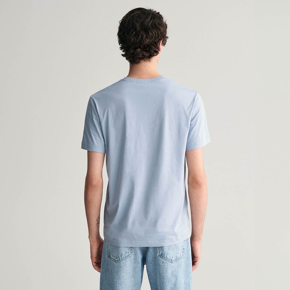 חולצת טישרט קצרה גאנט Shield Logo גברים