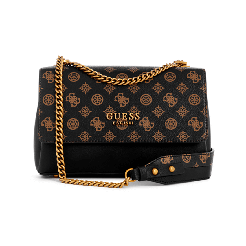 תיק צד עם הדפסי לוגו Guess נשים