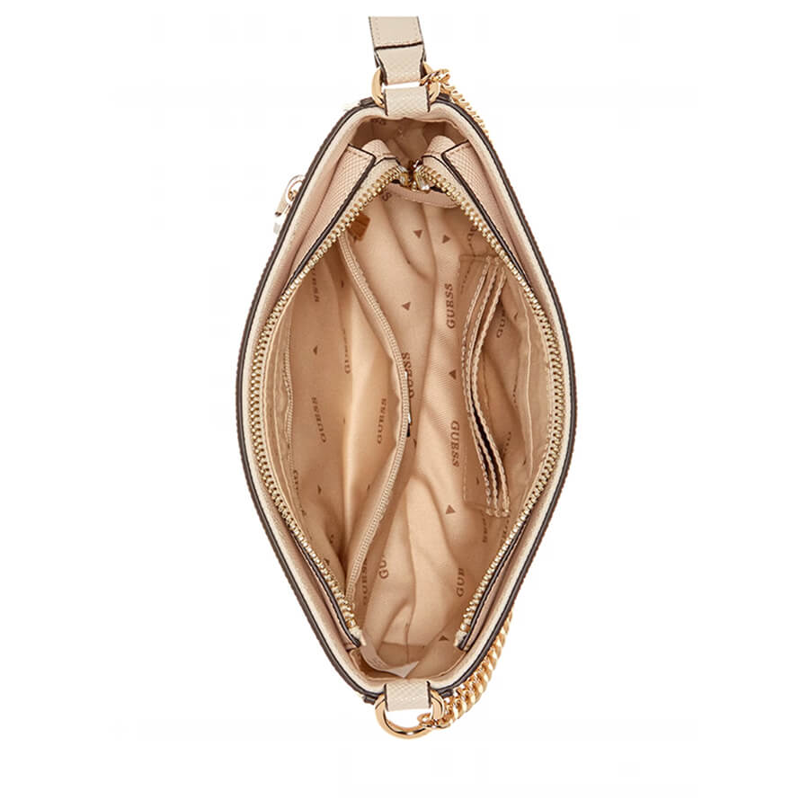 תיק Guess Levante Mini Top Zip Shoulder נשים