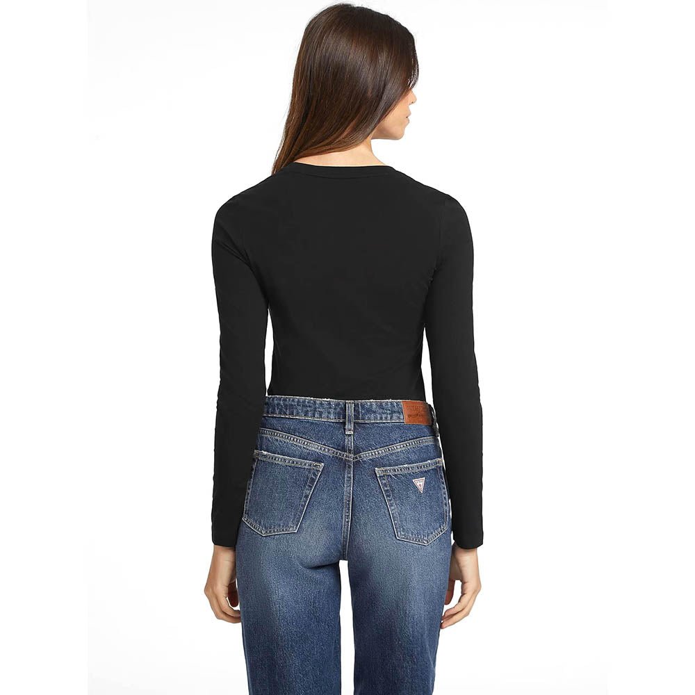חולצת טישרט ארוכה Guess Slim Mini A - Mid Organic Stretch נשים