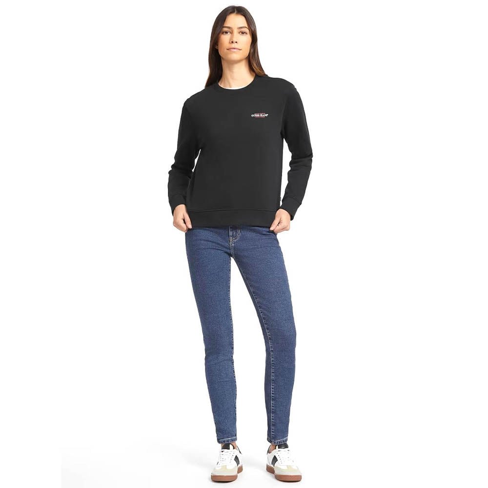 סווטשירט Guess Reg Mini Ameri - Organic Soft Fleece נשים