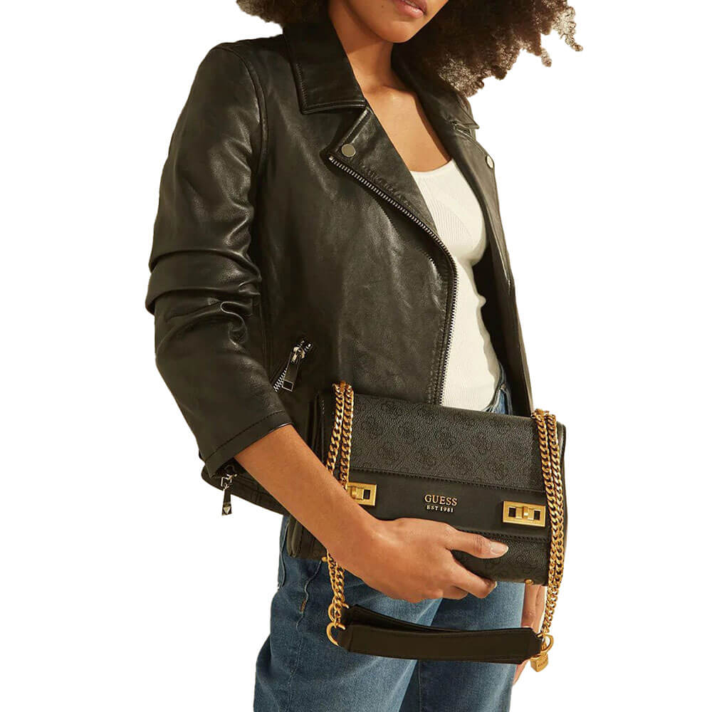 תיק צד Guess נשים Katey Flap Shoulder Bag