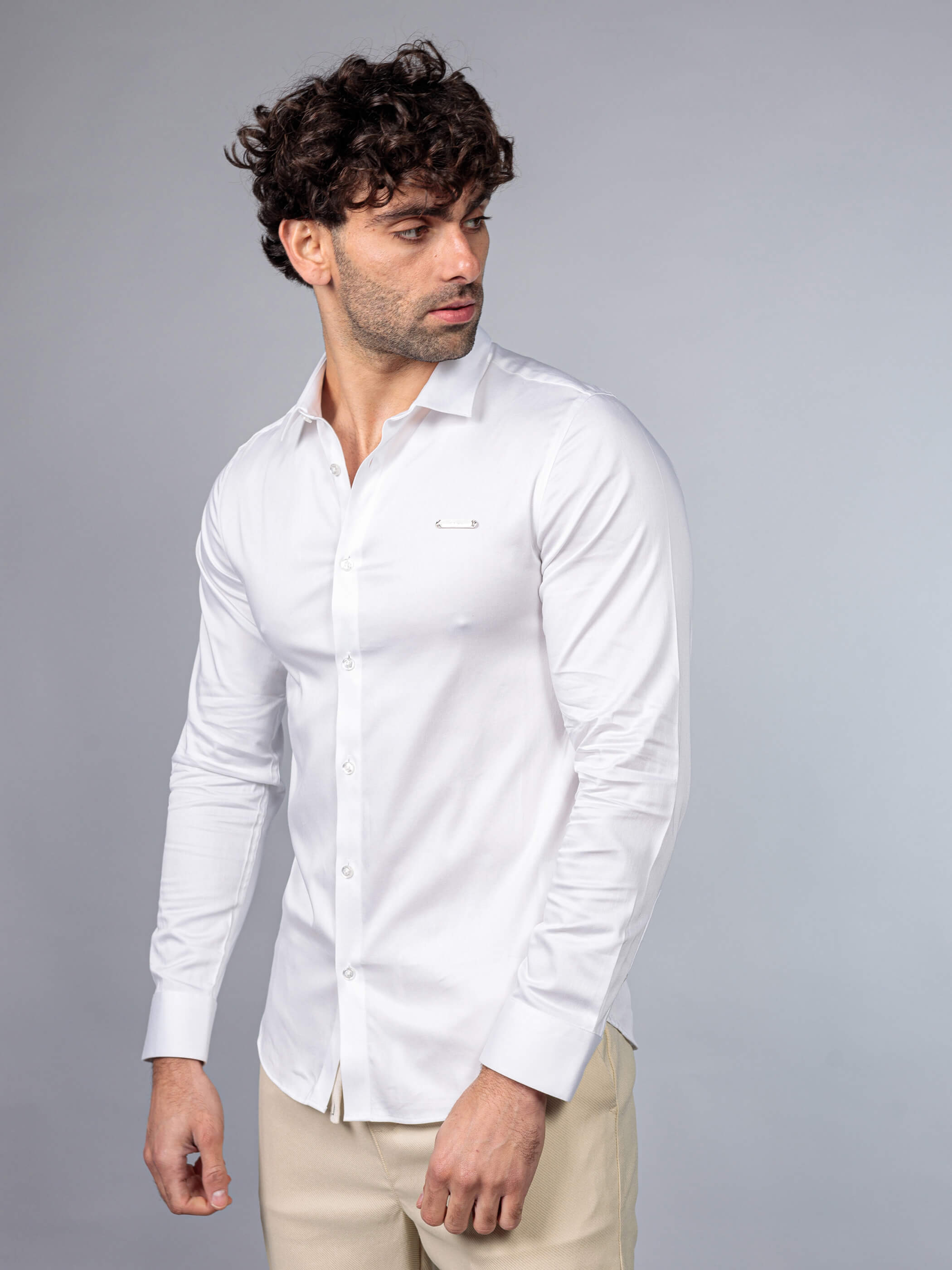 חולצה מכופתרת אליקסיר Metal Plate גברים