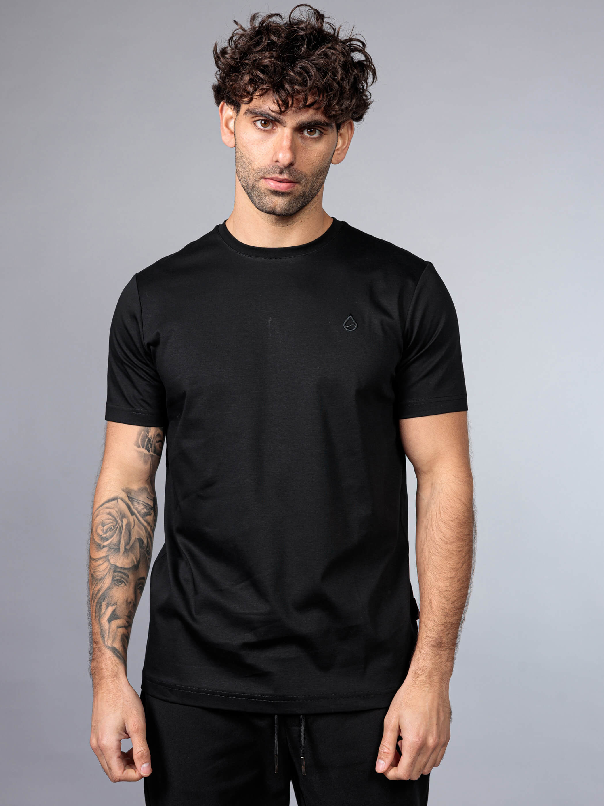 חולצת טישירט קצרה אליקסיר Basic Logo גברים