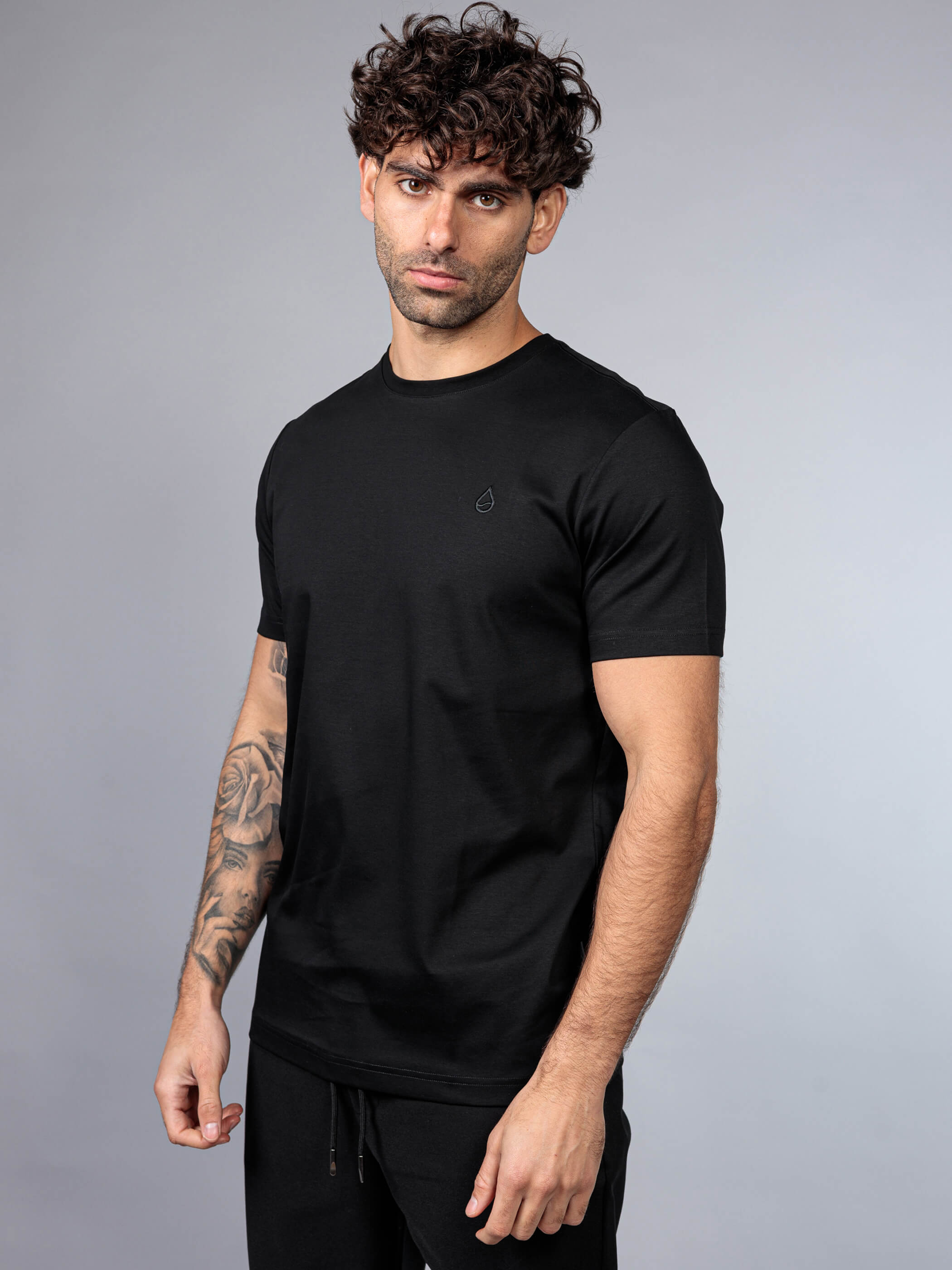 חולצת טישירט קצרה אליקסיר Basic Logo גברים